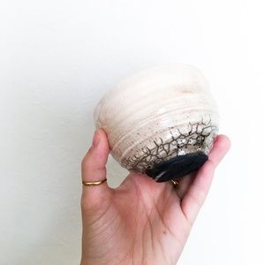 Small Pottery Ring Dish Bowl